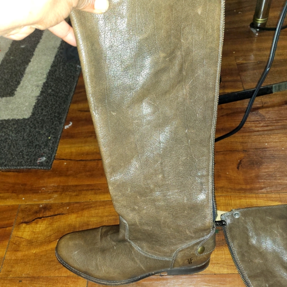 Frye leather riding boots size 8 used no box